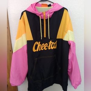 Chester Cheetah" Cheetos Wind breaker Hoodie/Jacket size XL